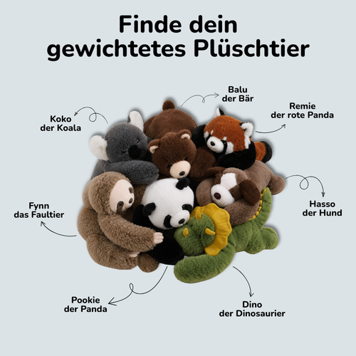 Gewichtete Plüschtiere
