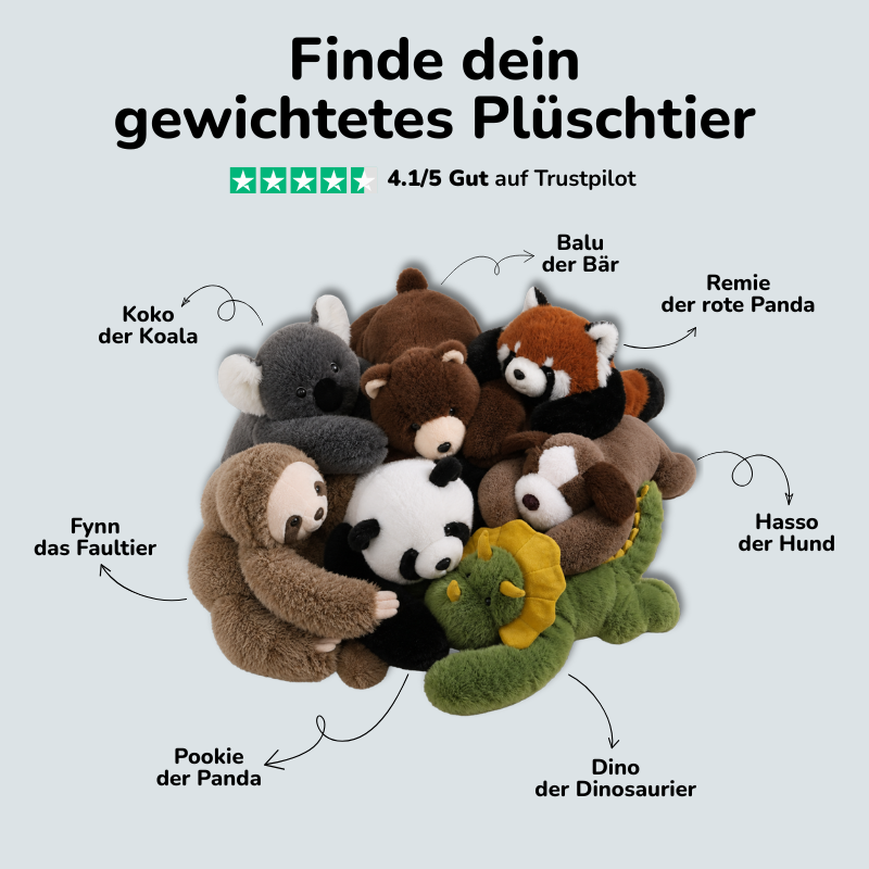 Gewichtete Plüschtiere